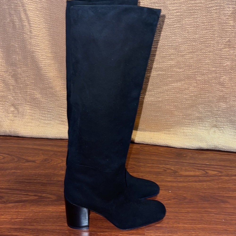👠Stuart Weitzman Black Heeled Boots NWT👠 - Picture 2 of 7